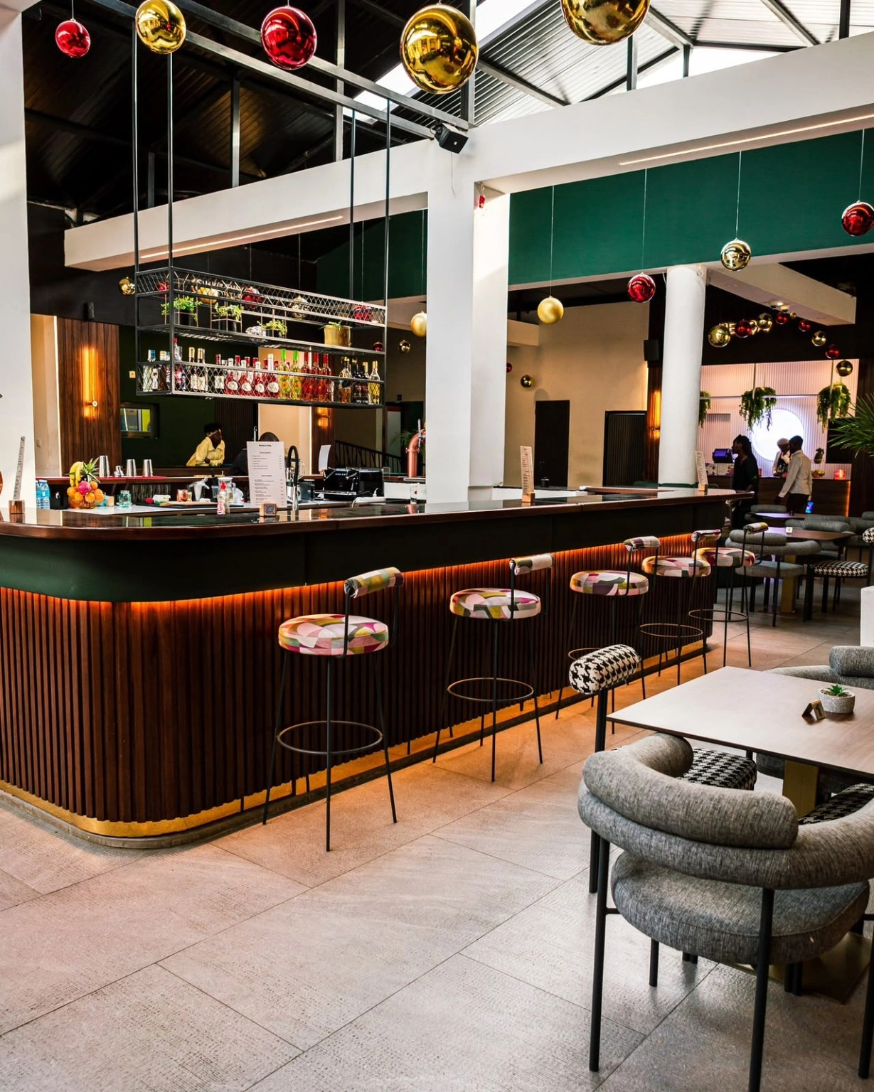 Completed commercial hospitality interior